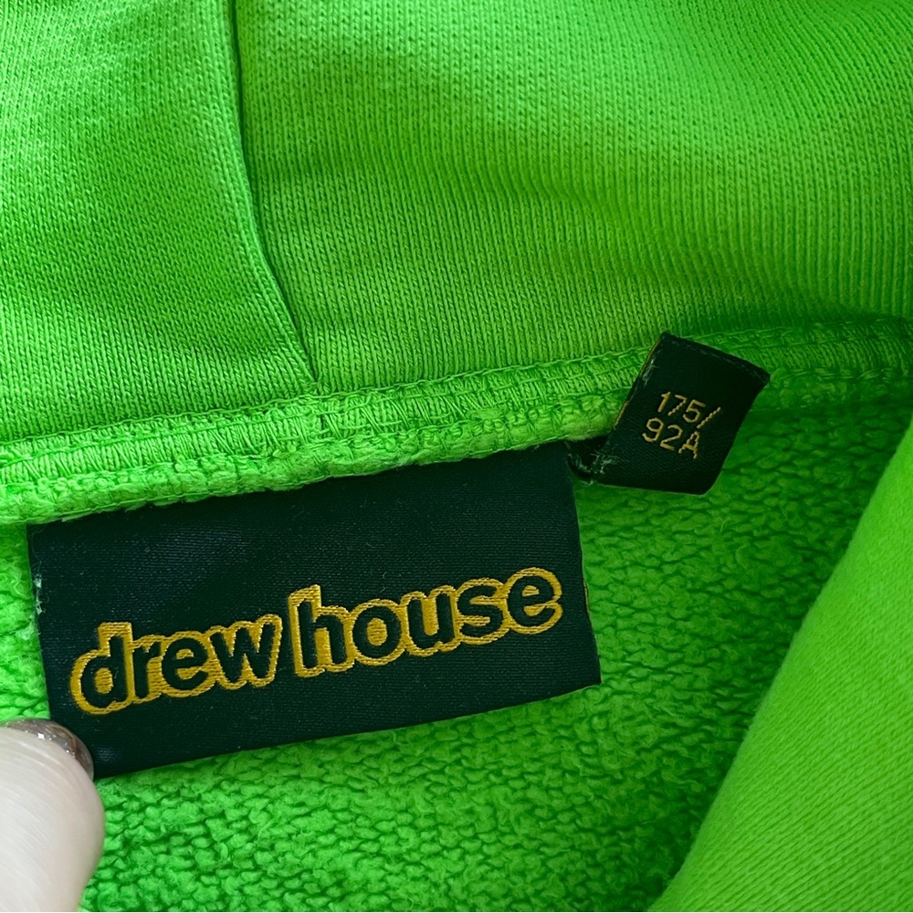 drew house mascot hoodie in lime size medium - Picture 4 of 6